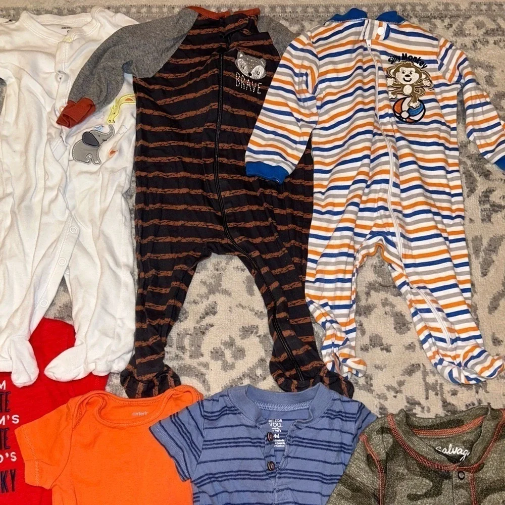 26 Piece Baby Boy Size 6-9M Mixed Season Bundle